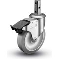 Colson Colson 5" Caster with Square Swivel Stem and Brake, 2-1/16"H Stem, 325 Lb. Capacity 2.05270.445 BRK5